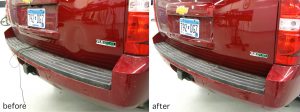 Chevrolet Suburban Dent Repair Bumber Before and After