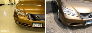 Lexus ES350 Dent Repair Before and After