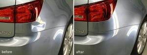Lexus IS250 Dent Removal Before and After