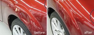 Mazda Miata Dent Repair Before and After