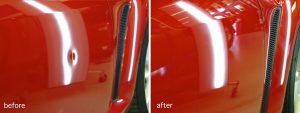Mazda Rx 8 Dent Removal before and after