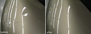 Porsche 911 Carrera Dent Removal Before and After